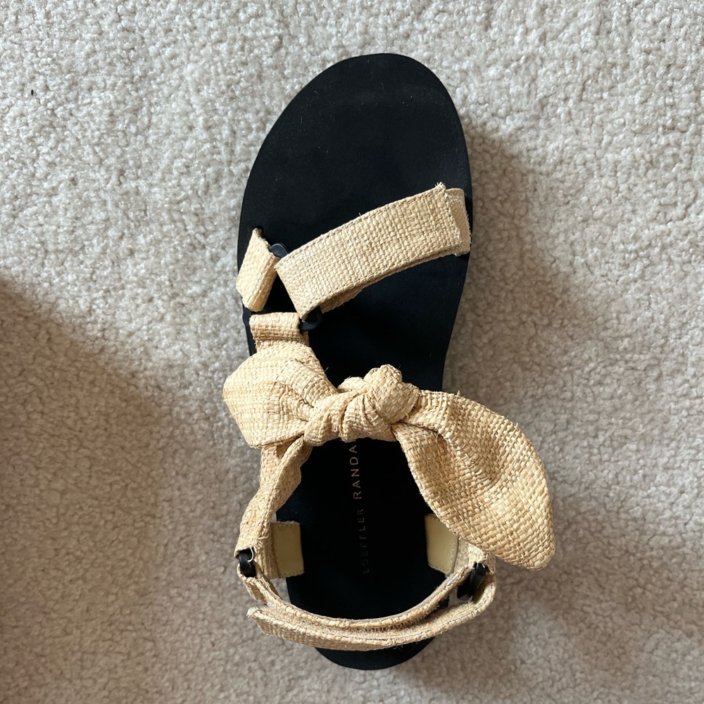 Loeffler Randall Maisie sandals “straw”